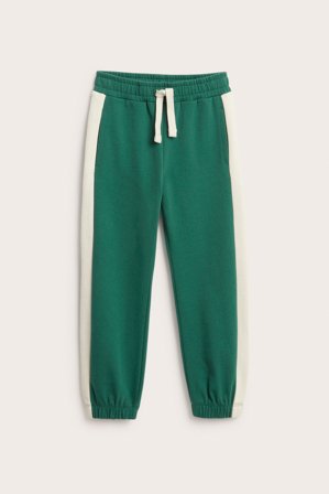 Kappahl | Collegehousut, joissa koristenauhat Vihreä 110 | Vihreä