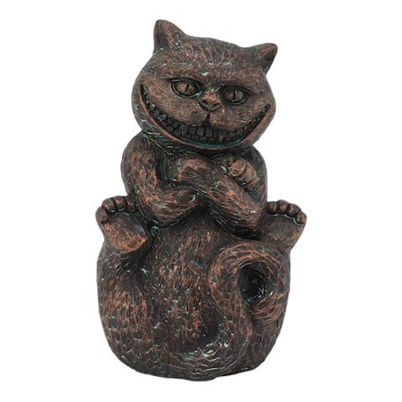 Harpiks Dekoration til Skrivebord Have Dekoration Ornament Harpiks Håndværk Cheshire Kat til Skriveborde Kontorer Hjemmepladser