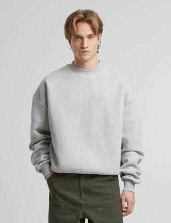 Prohibited Oversized Crew Neck - Grey - M
