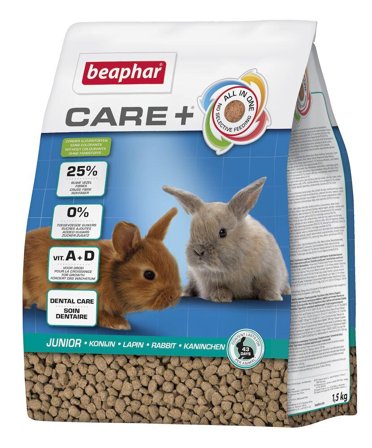 Beaphar CARE+ Junior Kaninfôr - 1,5kg