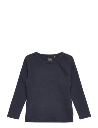 T-Shirt Long-Sleeve T-shirts Long-sleeved T-shirts Marineblå Petit By Sofie Schnoor
