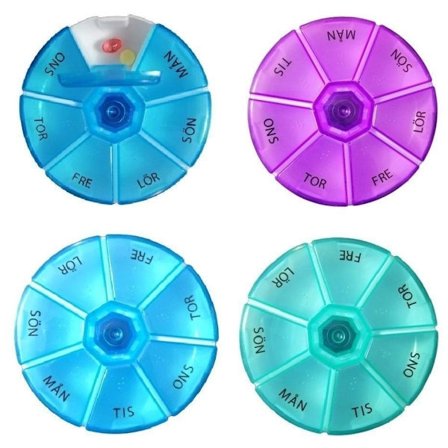 PILLERASK . DOSERINGSASK /MEDICINASK för 1 Veckor Doserings