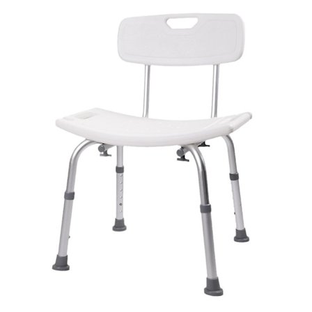 Dusjstol Ergonomisk Dusjsete Justerbar Høyde Sklisikre Føtter Dusjkrakk