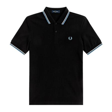 Fred Perry TwinTipped Shirt Sort, Herre Polo