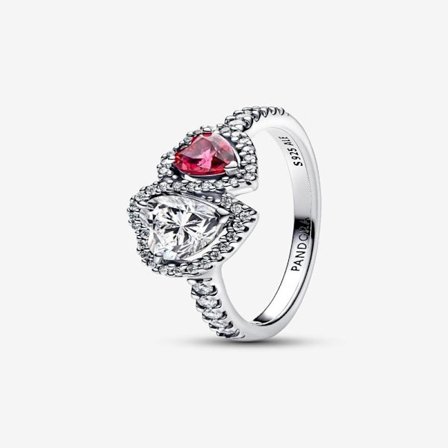 Pandora - Halo Hearts Ring - Sterlingsilver