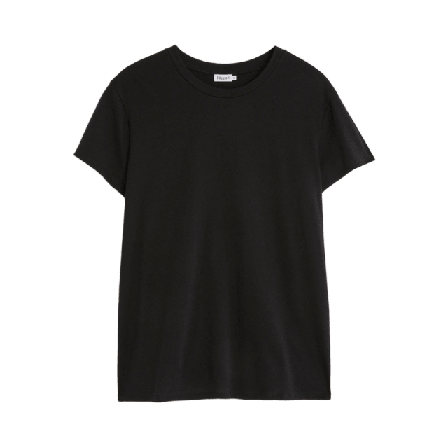 Filippa K Soft Cotton Tee T-shirts & toppar Dam Svart M