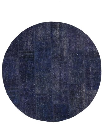 Patchwork Tapis Ø 200 Laine