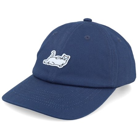 Ripndip - Modrá unconstructed Kšiltovka - Catstanza Navy Dad Cap @ Hatstore
