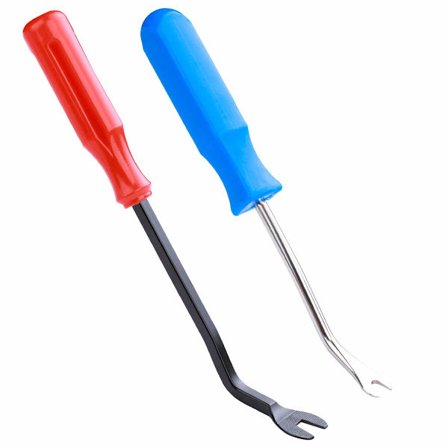 2 kpl verhoilu- ja rakennustapsinpoistajaa, jossa on niitinpoistotyökalu, naulanpoistaja, matonpoistaja, kaikenlaisten niittien poistamiseen