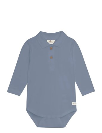 En Fant Body Ls Polo - Blue - 86