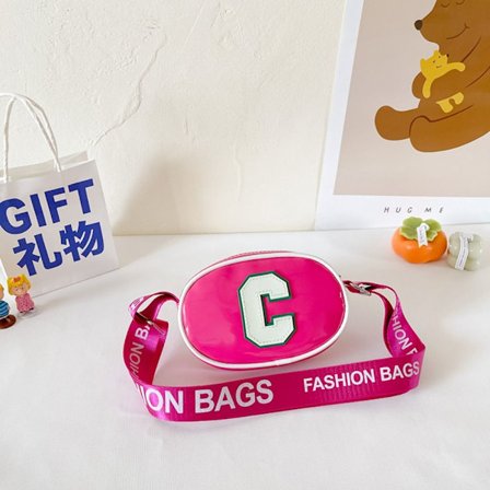 Bröstväska för barn Crossbody-väska ROSE RED