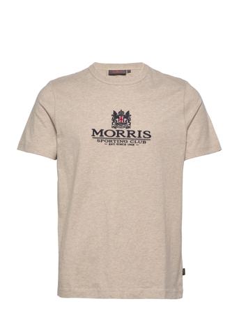 Trevor Tee T-shirt Beige Morris