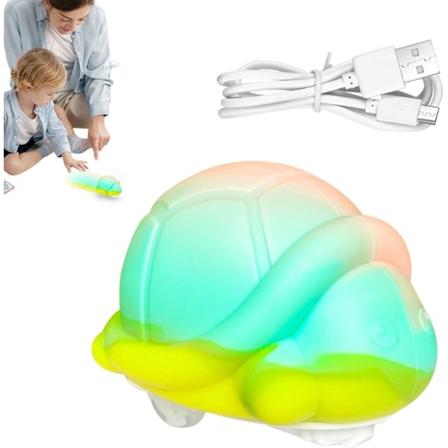Elektrisk Blinkende Bil Leke | Tegneserie Skilpadde Boble Ball Kjøretøy for Barn 3+ Turtle