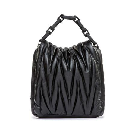 Vic Matié, Handbag MIINTO-81b 1152b 7387e 535e 639 Zwart, Dames, Maat:ONE Size,leather