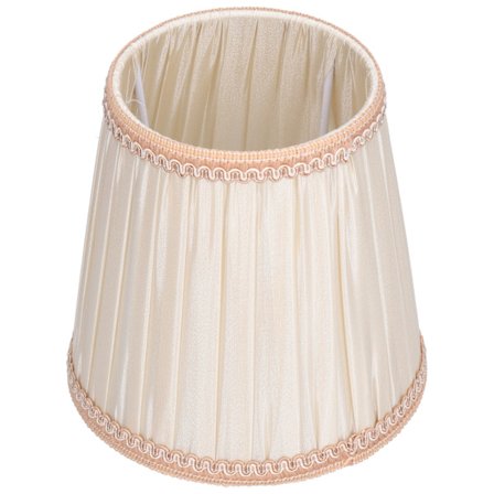 Moderne stof lampeskærm til E14 stearinlys bordlamper og krystallysekroner