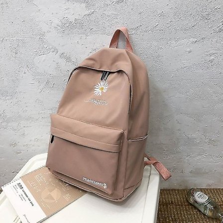 Liten Daisy Canvasväska Ryggsäck för Unga Mellanstadieelever