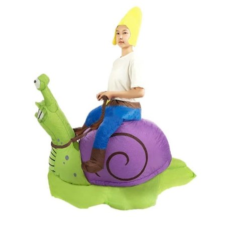 Oppblåsbar Pikachu-drakt for voksne og barn - Dukkedrakt, leker, morsomme tegneserie cosplay-klær, dukkerekvisitter Snail special materia RTX