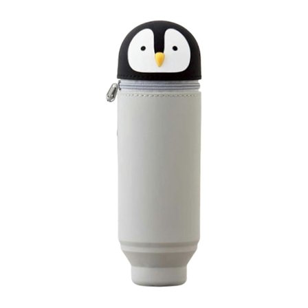 Tegneserie Penalhus Teleskopisk Pennal Myk Silikon Penn Veske Stor Kapasitet Penal Stående Pennal