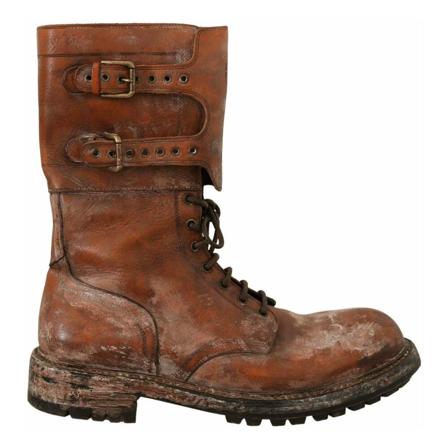 Dolce & Gabbana, High Boots Brązowy, Mężczyzna, Rozmiar: 44 EU
