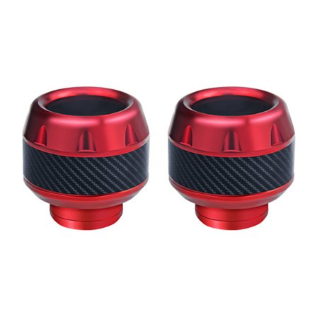 2x aluminiumslegering motorcykel forgaffelkopper universel til de fleste scooterhjul skruelåg beskytter crash sliders cap pad