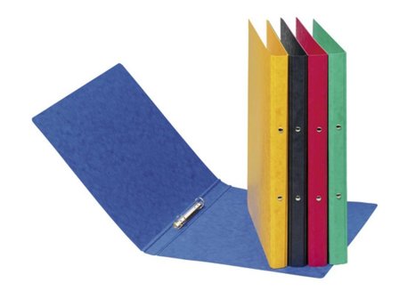 PAGNA Ringbuch A4 16mm Pressspan 2-Ring-Mechanik grün