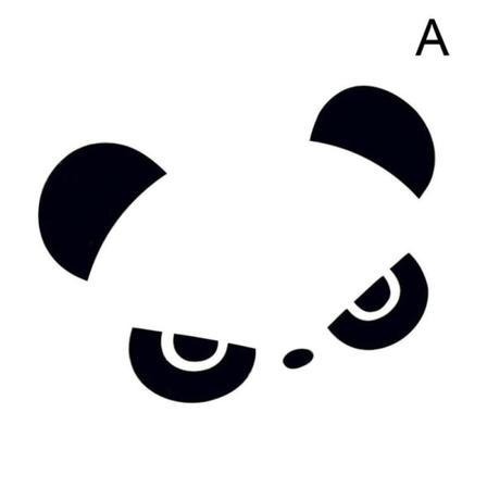 N.k Pandamönster 3d-dekorationsklistermärke För Sidospegel För Bil