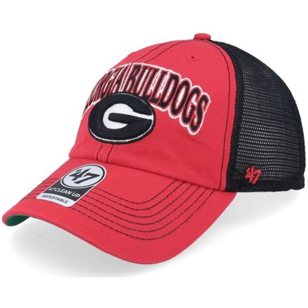 47 Brand - College Röd trucker Keps - Georgia Bulldogs Tuscaloosa 47 Clean Up Cap V. Red/Black Trucker @ Hatstore