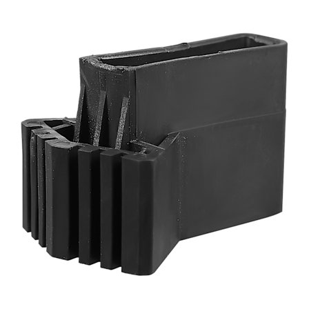 4 stk. Brugbare Foldbare Stigestop Beskyttelsesdæksler Stiges Tilbehør (sort)