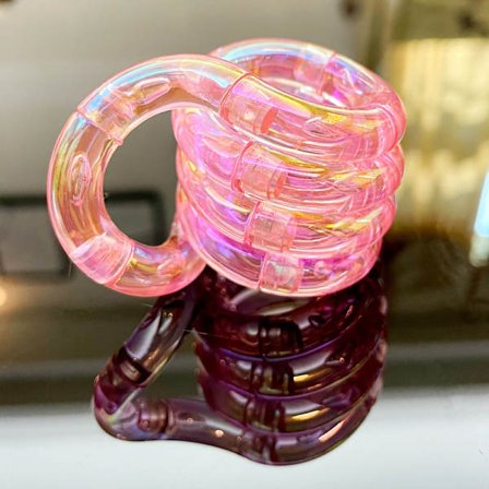 Stressreduserende leke, allsidig vridbart tau, temperaturfølsom tangle, fokus trening verktøy