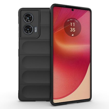 SKALO Motorola Edge 50 Fusion Rugged Bumpers TPU-Skal - Svart