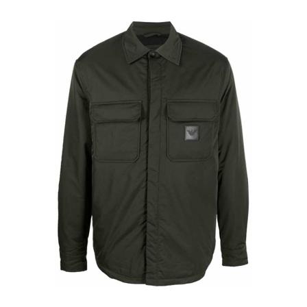Emporio Armani, Casual Shirts Groen, Heren, Maat:L