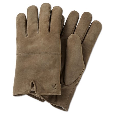 Hiems | Lysebrun Ruskind Læder Handsker til mænd - Vinterhandsker