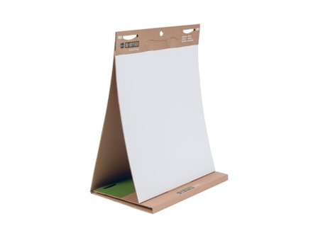 Bi-Office Blädderblock EARTH självhäft 50x58,5cm 6/fp - Lyreco - Kontorsmöbler och inredning - Tavlor ställ och ramar - Anslagstavlor