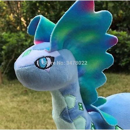 Anime Aurorus Dragon Plyschleksak Högkvalitativa mjuka leksaker mjukdocka 9.6