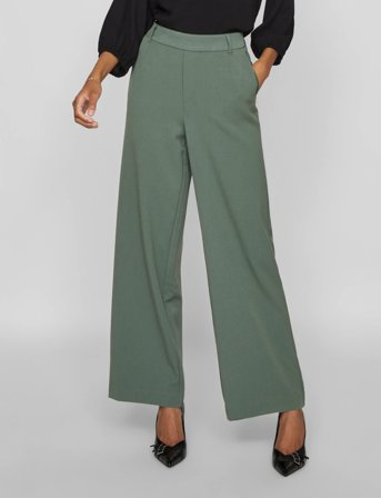 Vila Vivarone Hw Wide Pant - Noos - Green - 38