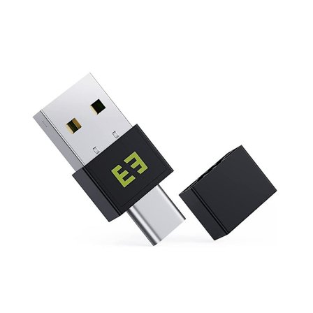 Oupptäckbar mus Jiggler håller dator/bärbar dator/dator vaken Drivrutinsfri USB och typ C 2 i 1 mus