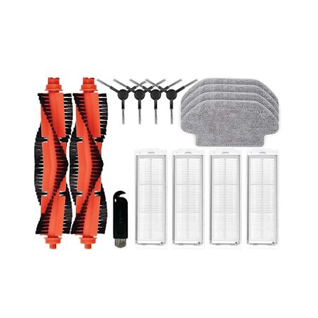 Sidoborste, HEPA-filter, Mopp för Xiaomi Robotdammsugare Mop Pro Stytj02ym Styj02ym V2 V3 Se 3490 3690
