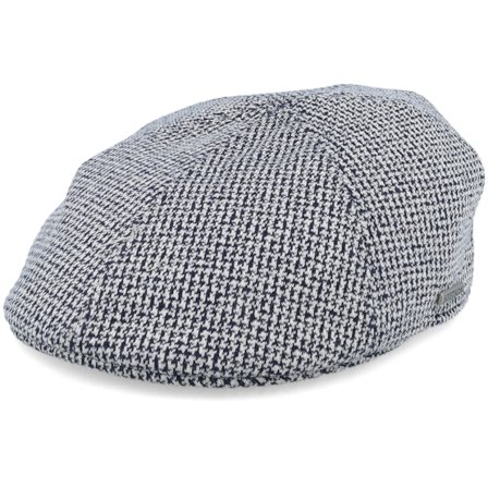 Stetson - Blå flatcap Keps - Texas Cotton Jersey Blue/White Flat Cap @ Hatstore