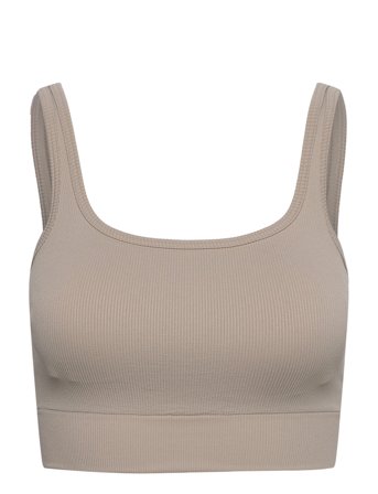Collective Rib Sports Bra W Beige Craft