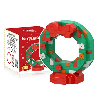 Festlige Jule Byggeklodser stil 1