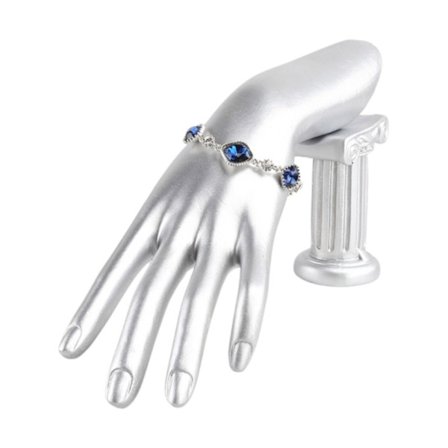 Hand Ring Display Stand Smykker Organizer SØLV