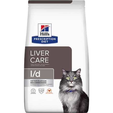 Hill's Prescription Diet Feline - l/d Liver Care Chicken 1,5kg - Katt - Kattefôr & kattemat - Veterinærfôr for katt - ZOO.no