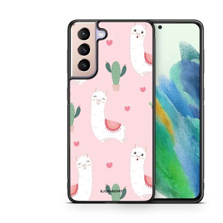 Bjornberry Skal Samsung Galaxy S21 FE 5G - Lama Mönster