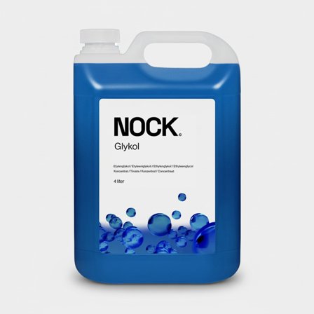 Liquide de refroidissement bleu (glycol) NOCK Glycol, pour circuit de refroidissement fermé, éthylène glycol, concentré, 4 litres