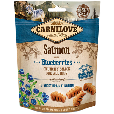 Carnilove - Hundeknasende snacks med laks og bær 200 g - Hund - Hundegodbiter & tyggebein - Naturlige godbiter for hund - ZOO.no