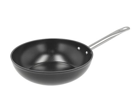 HOLM Wok 28cm sort Aluminium/keramisk belegg