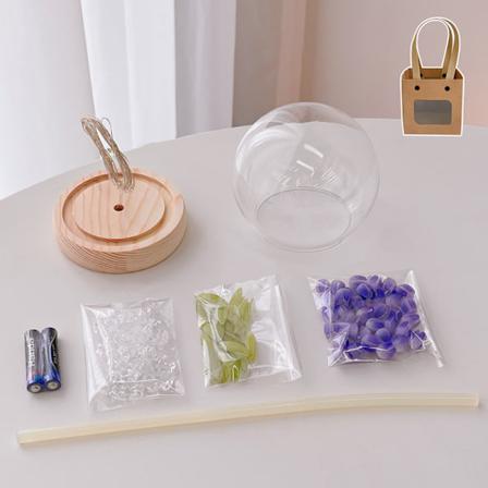 1 St Handgjorda Led Tulip Night Light Diy Material Hemprydnad
