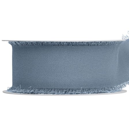 Chiffonbånd Lys Tåkeblå 40 mm