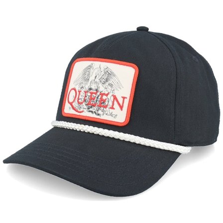 American Needle - Nero adjustable Cappellino - Queen Roscoe Black A-Frame Adjustable @ Hatstore