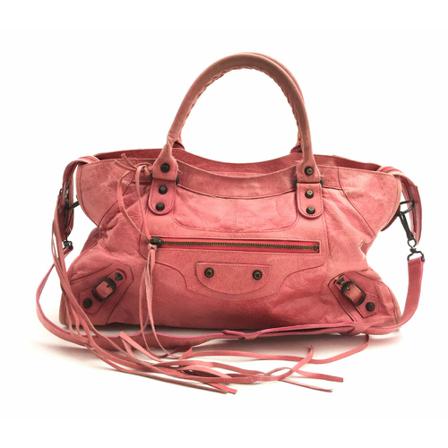 Balenciaga Vintage Pre-owned Handbags Pink, Dame Vintage Tasker, Størrelse: ONE Size